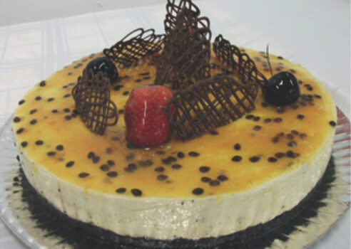 Torta Negresco com Mousse de Maracujá
